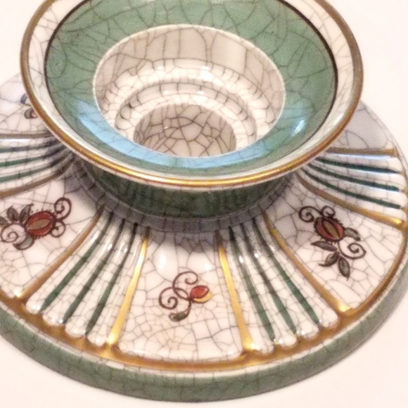 Royal Copenhagen Crackle Glaze Candleholder - Picture 5 of 8